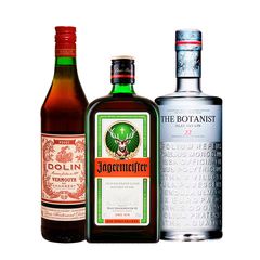 Combo Gin The Botanist, Jagermeister e Vermouth Dolin