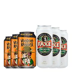 Kit Cervejas Mix Larger e IPA 06 Unidades