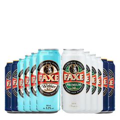 Kit de Cervejas Faxe Viking 12 unidades