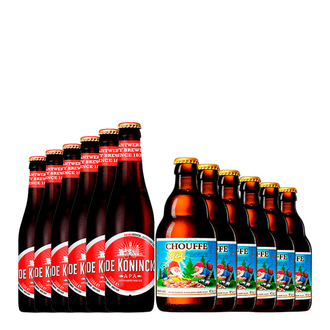 belgium-baby-kit-de-cervejas-de-koninck-chouffe-soleil-com-12-garrafas