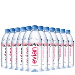 Kit de Água Evian Pet 1000Ml Sem Gás Com 12 Unidades