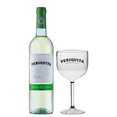 Kit de Vinhos Periquita Branco Com 01 Gf 750ml + 01 Taça Acrílico