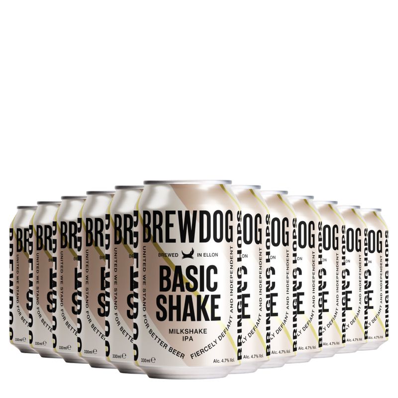 Kit Cerveja Escocesa Brewdog Basic Shake Lt 330ml 12 Unidades TodoVino