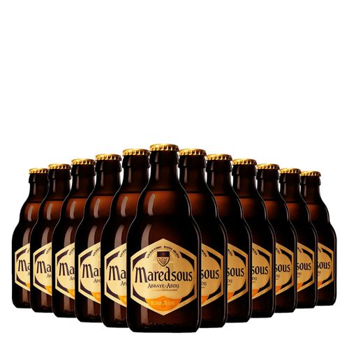 Kit Cerveja Maredsous 6 Blond Gf 330ml 12 Unidades