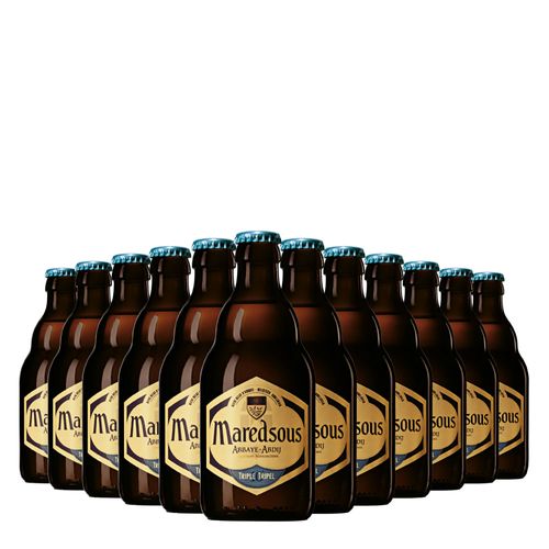 Kit Cerveja Maredsous 10º Tripel Gf 330ml 12 Unidades