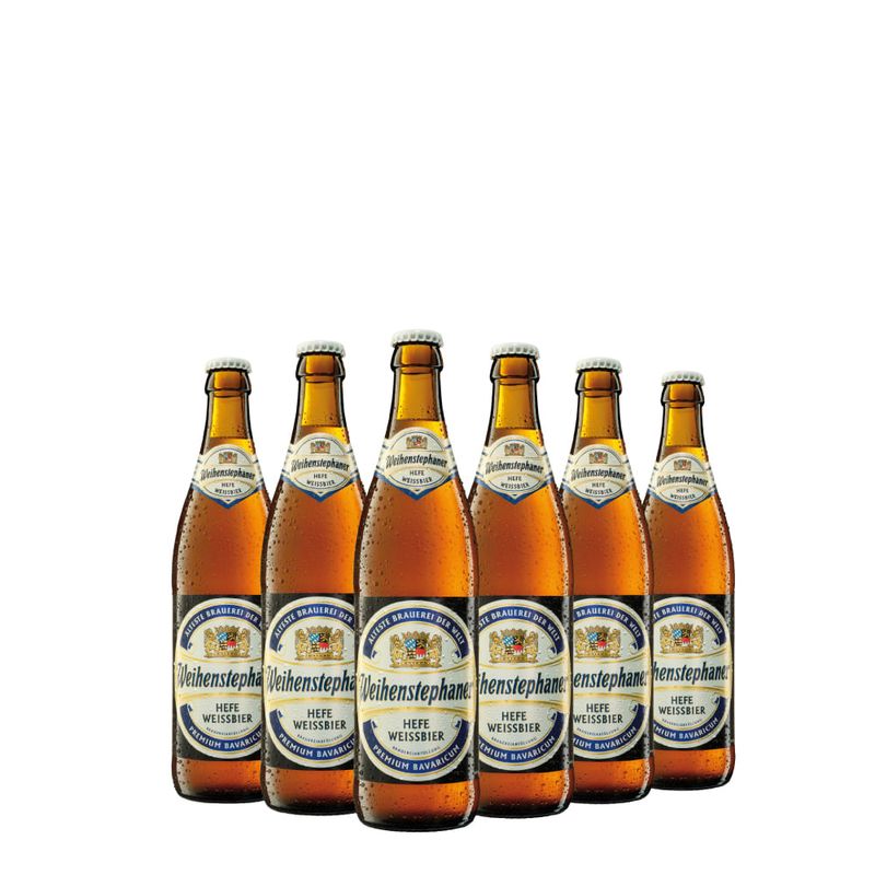 Kit Cerveja Alemã Weihenstephaner Hefeweissbier 500ml 06 Unidades