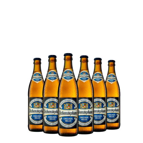 Kit Cerveja Weihenstephaner Original Helles 500ml 06 Unidades