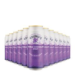 Kit Cerveja Youngs Double Chocolate Stout Lt 440ml 12 Unidades