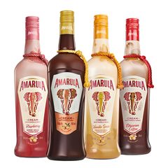 Kit Licor Amarula Família com 04 garrafas 750 ml