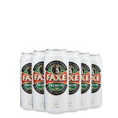 Kit Cerveja Faxe Premium Lt 500ml 06 Unidades