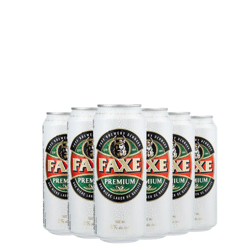 Kit Cerveja Faxe Premium Lt 500ml 06 Unidades - TodoVino