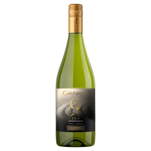 Vinho Branco Gato Negro 9 Lives Reserva Chardonnay 750ml