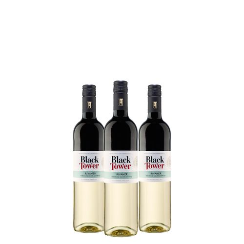 Kit Vinho Branco Black Tower Rivaner 750ml 03 Unidades