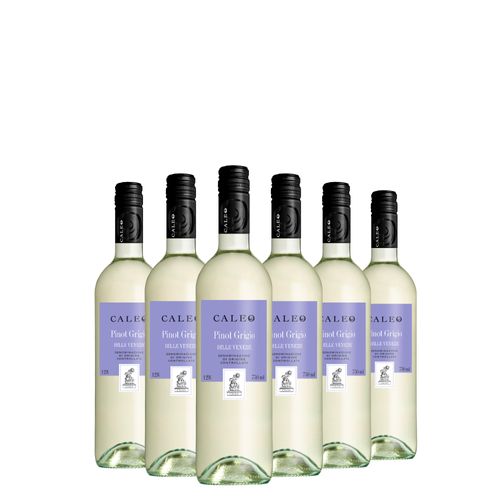 Kit Vinho Branco Caleo Pinot Grigio 750ml 06 Unidades