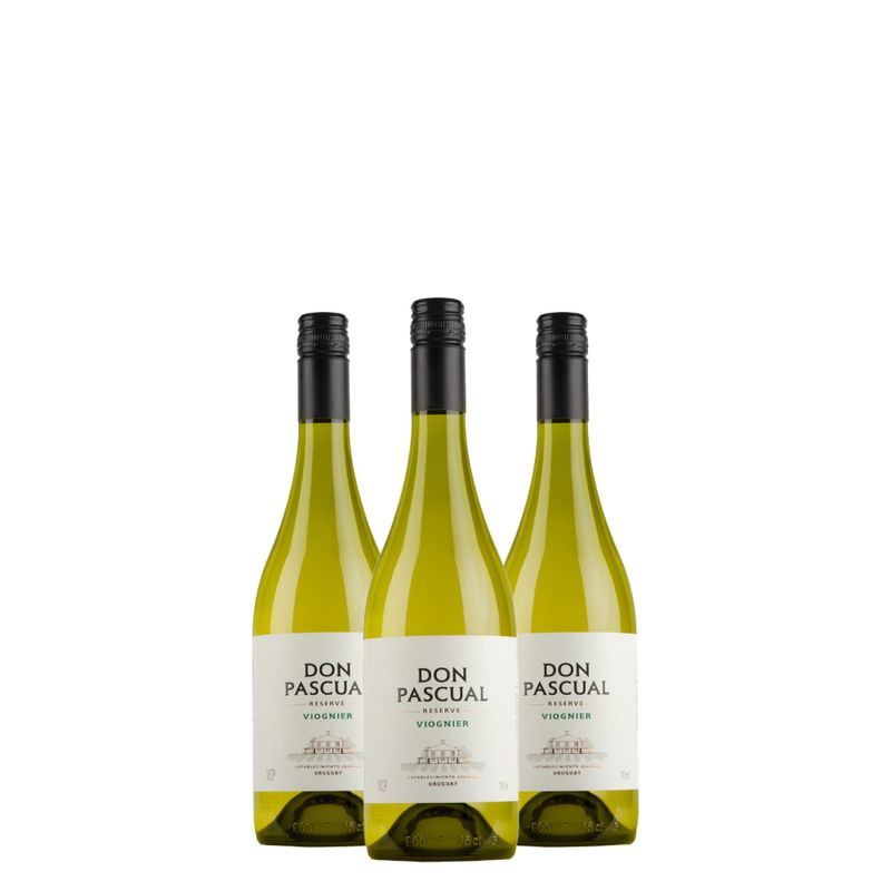 Kit Vinho Uruguaio Branco Don Pascual Reserve Viognier 750ml 03