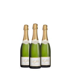 Kit Espumante Branco La Jolie Brut Blanc De Blancs 750ml 03 Unidades