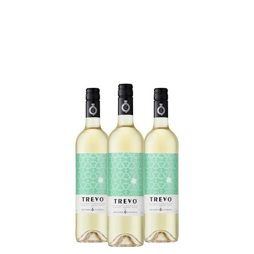 Kit Vinho Branco Jose Maria da Fonseca Trevo 750ml 03 Unidades