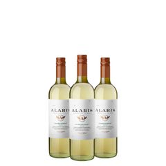 Kit Vinho Branco Trapiche Alaris Chardonnay 750ml 03 Unidades