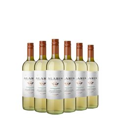 Kit Vinho Branco Trapiche Alaris Chardonnay 750ml 06 Unidades