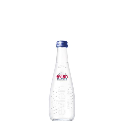 Água Evian Sparkling Com Gás 330ml