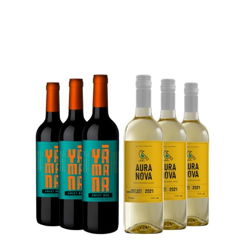 Kit Vinhos Docinhos 06 Unidades