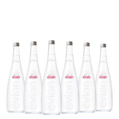 Kit Água Evian Sem Gás 750ml 6 Unidades