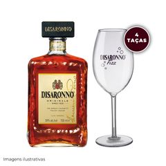 Compre 1 Licor Disaronno e Ganhe 4 Taças Exclusivas