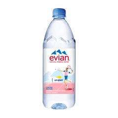 Água Evian Pet Sem Gás US Open Limited Edition 1000ml