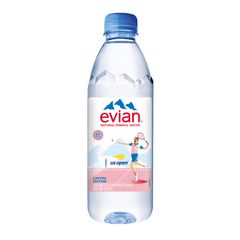 Água Evian Pet Sem Gás US Open Limited Edition 500ml