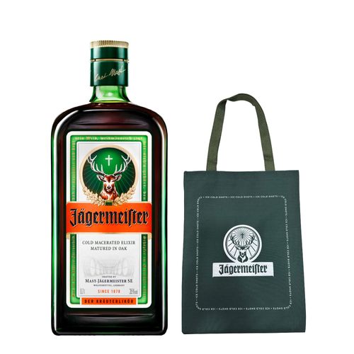 Compre 1 Jägermeister 1000ml e Ganhe 1 Ecobag Exclusiva