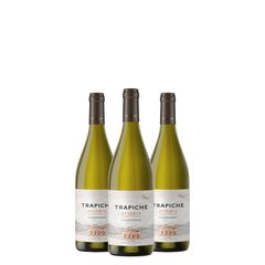 Kit Vinho Branco Trapiche Roble Chardonnay 750ml 03 Unidades