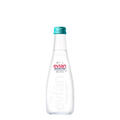 Água Evian Sparkling Com Gás 330ml