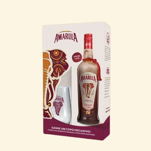 Kit Amarula Ethiopian Coffee 750ml + Copo Dubai Exclusivo