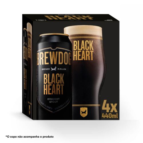 Pack BrewDog Black Heart 440ml