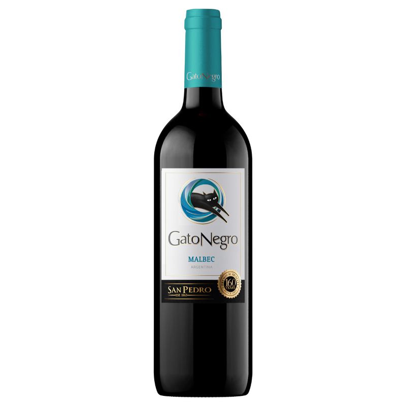 Vinho San Pedro Tinto Seco Argentina Gato Negro Malbec 2024 750ml