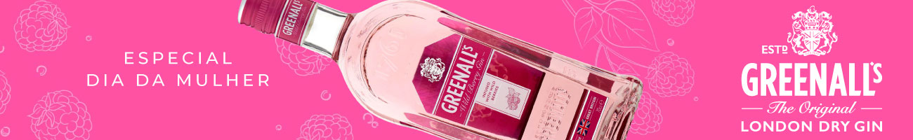 Especial Dia da Mulher Greenall's Wild Berry Gin