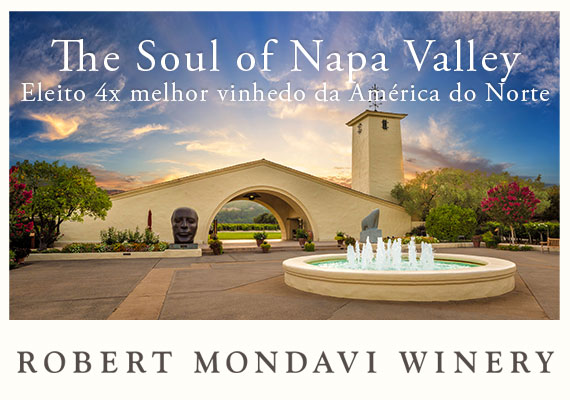 Imagem de entrada da vinícola Robert Mondavi